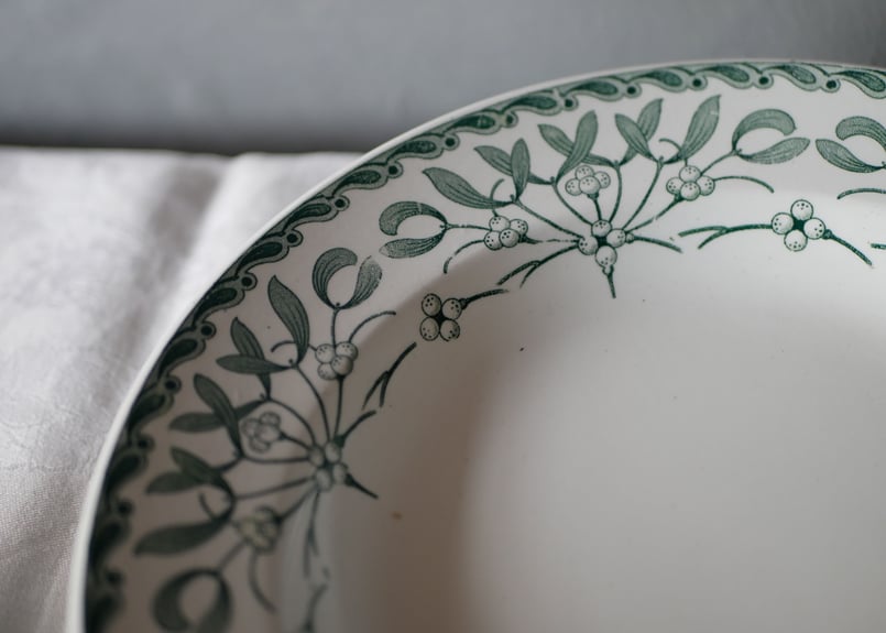 希少フランスアンティーク サンタマン ヤドリギ 希少フランス