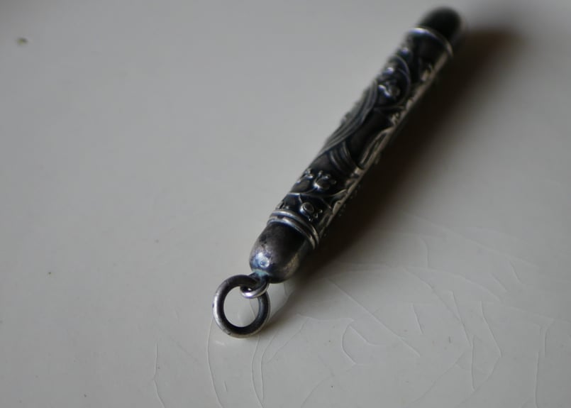 純銀 クレヨン 鈴蘭 すずらん スズラン フランスアンティーク