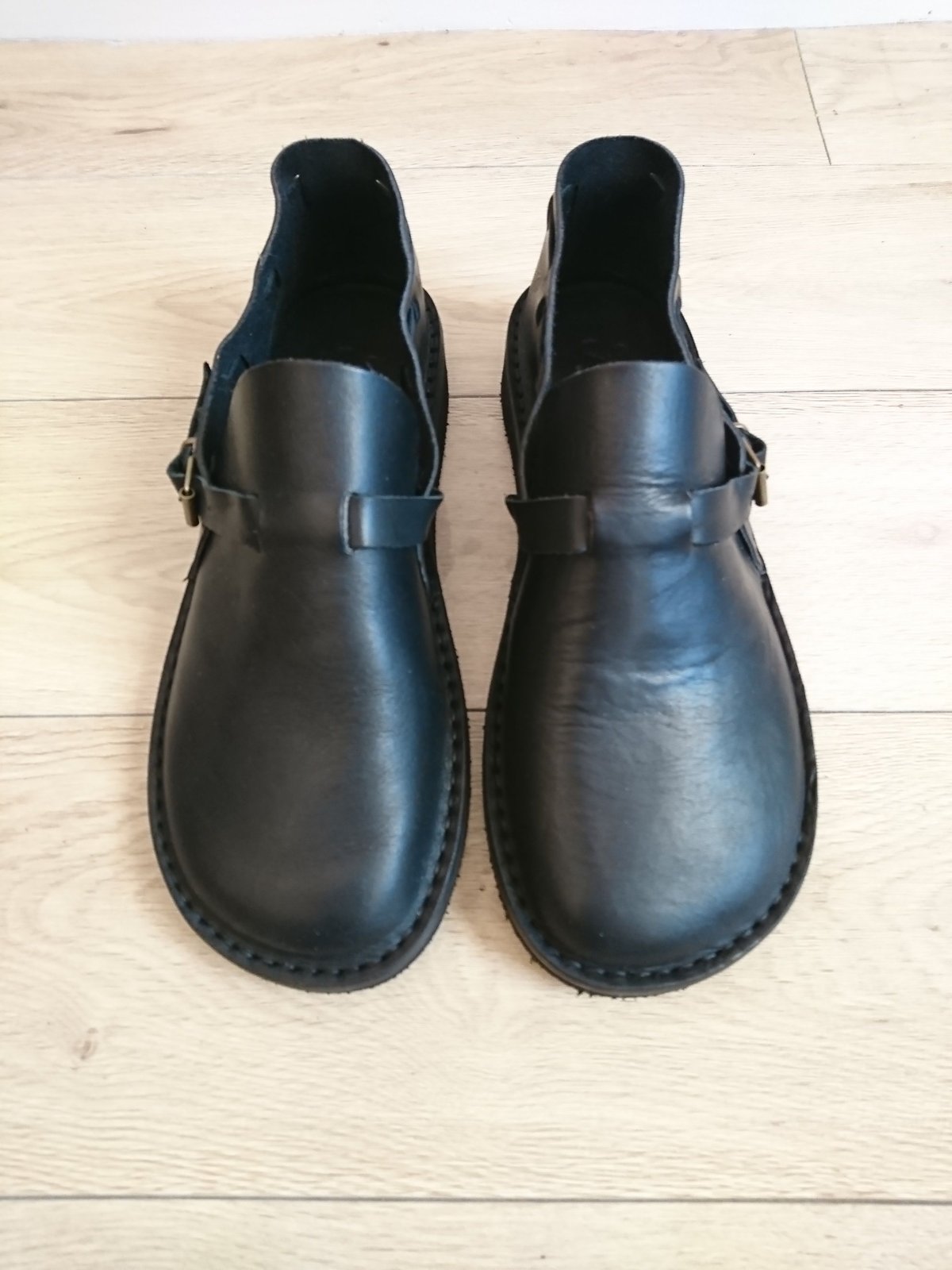 Fracap/フラカップ】バケッタレザーシューズ ブラック | GROWER