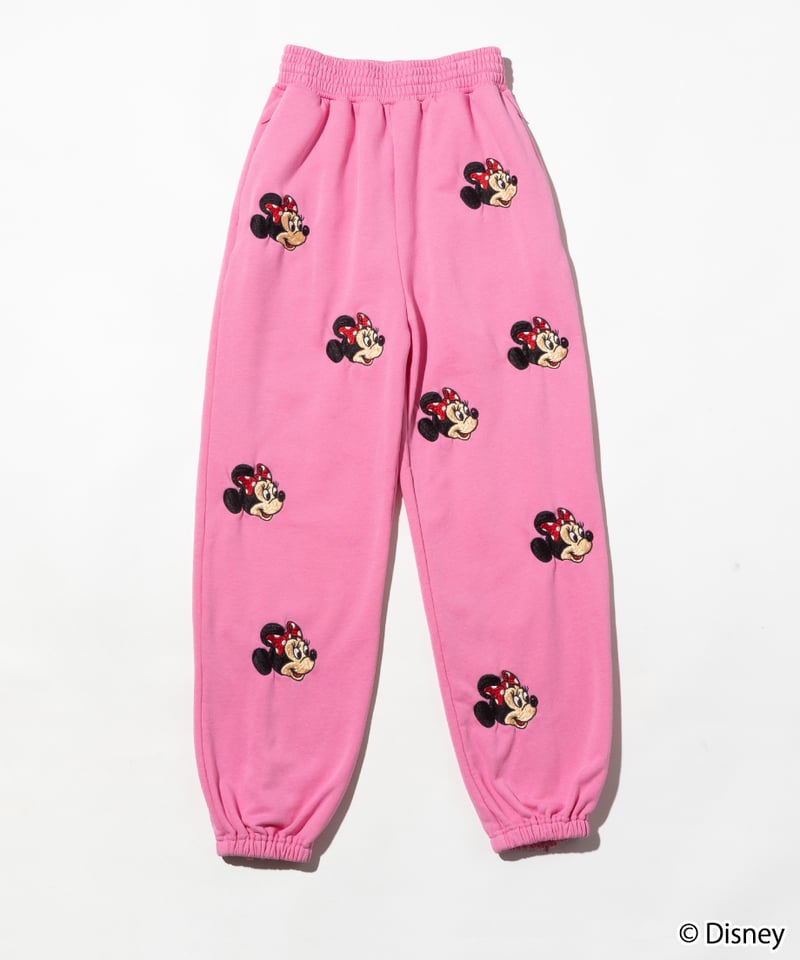 Disney / EMBROIDERY SWEAT PANTS(ミニー)【WCJ-TD-045