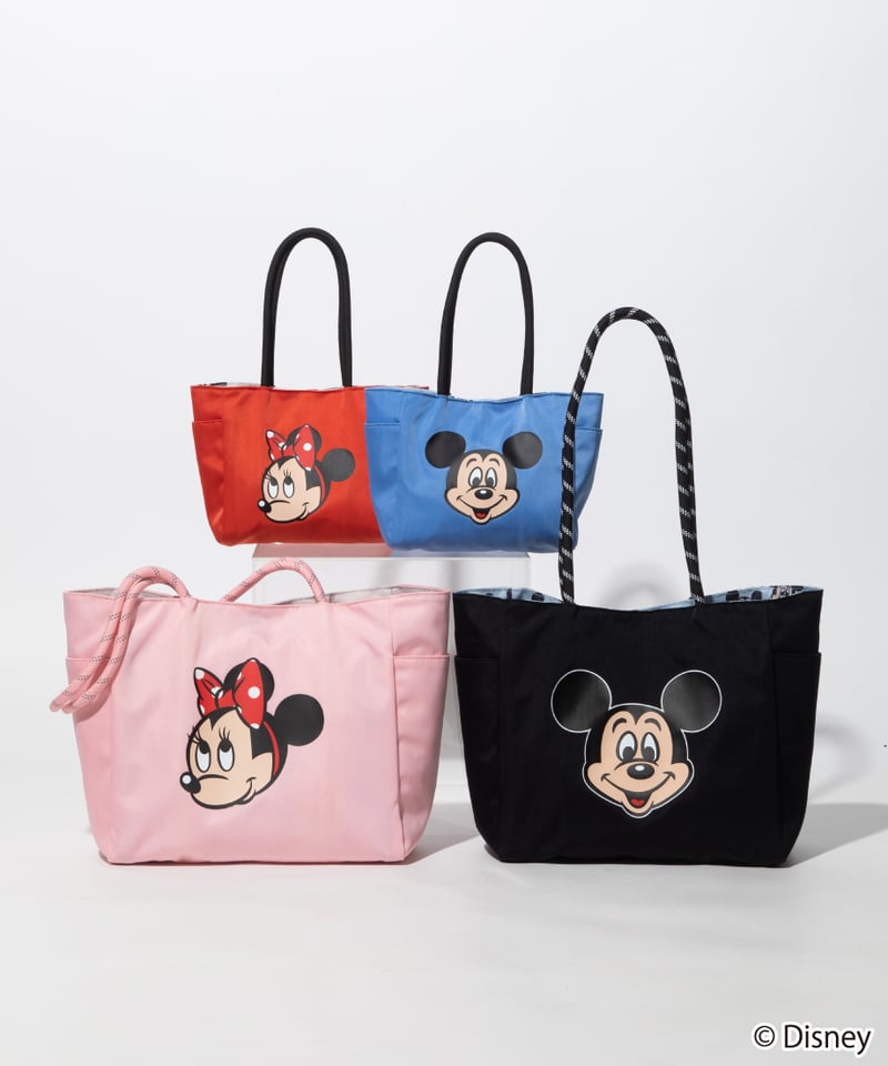 撥水】Disney / REVERSIBLE TOTE BAG(S)(ミニー)【WCJ-TD