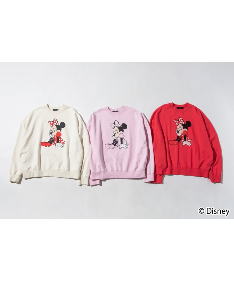 Disney / MINNIE SWEAT TOP【WCJ-TD-021PNK】 | WCJ