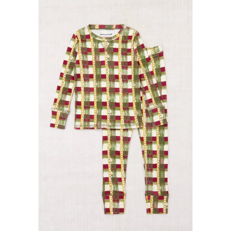 Misha&Puff】Pajama Set - MNPP1162-340 Leaf Wate