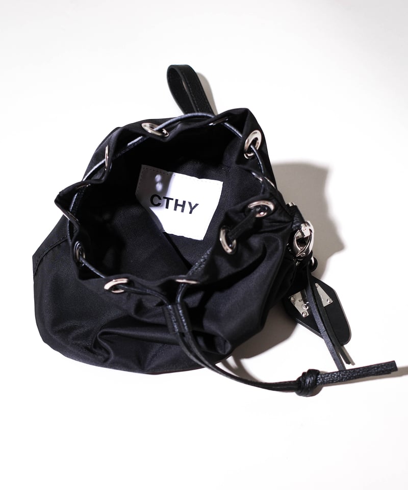 01 LUXURY MATERIAL DRAWSTRING BAG by LIMONTA |