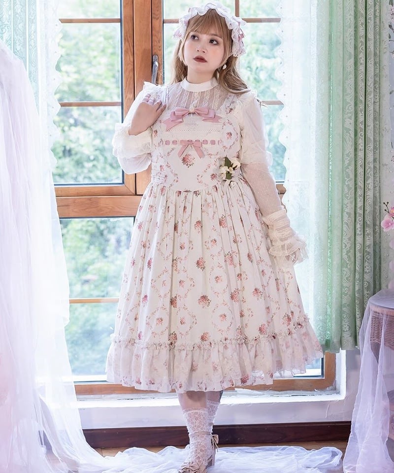 Miss Point 木香薔薇 2.0 花柄 ロング ロリィタドレス JSK [LO281]