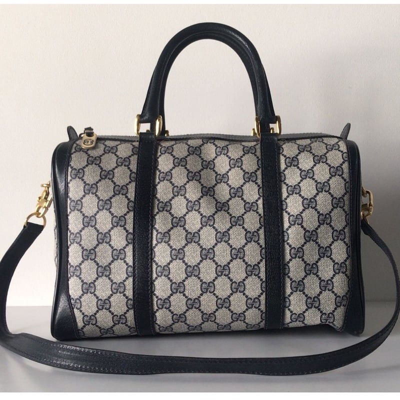 GUCCI グッチ オールドグッチ ミニボストン 2way ハンドバッグ 中古美