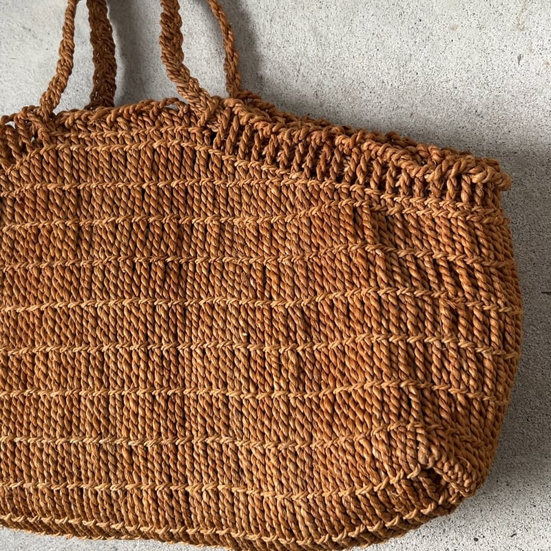 F / style エフスタイル シナの縄のマルシェバッグ トートバッグ かご