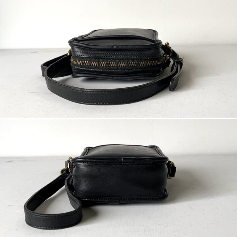 COACH オールドコーチ レザー ミニショルダーバッグ No.J6M-9973