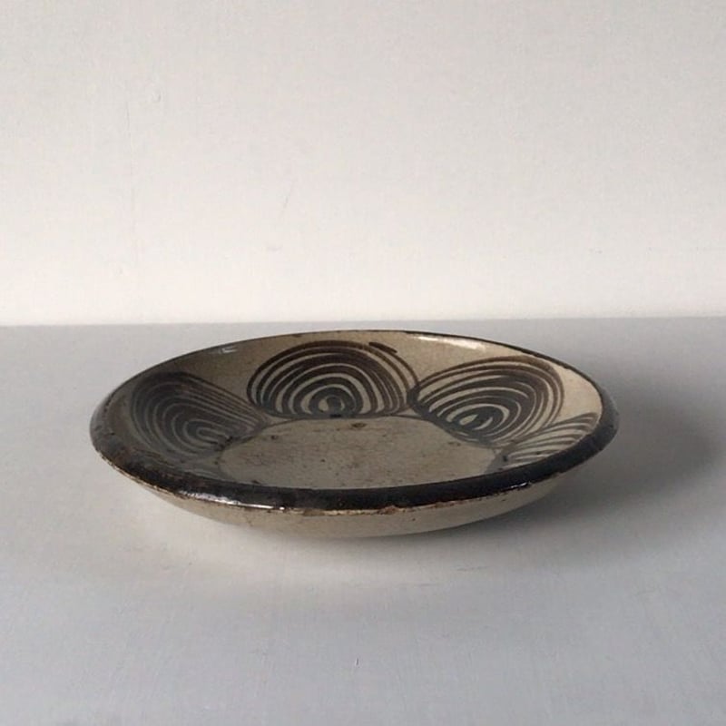 古瀬戸 馬の目 大皿 26.5cm 実用古美術 骨董品 古民藝 江戸後期〜明治