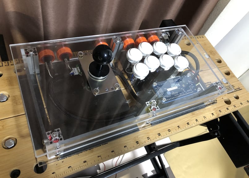 PC・PS5等対応 オリジナルアケコン】AFG-コントローラー ”レバーレス