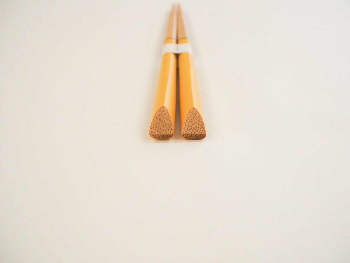 三角箸23cm | 竹の、箸だけ。ヤマチク（熊本県南関町）