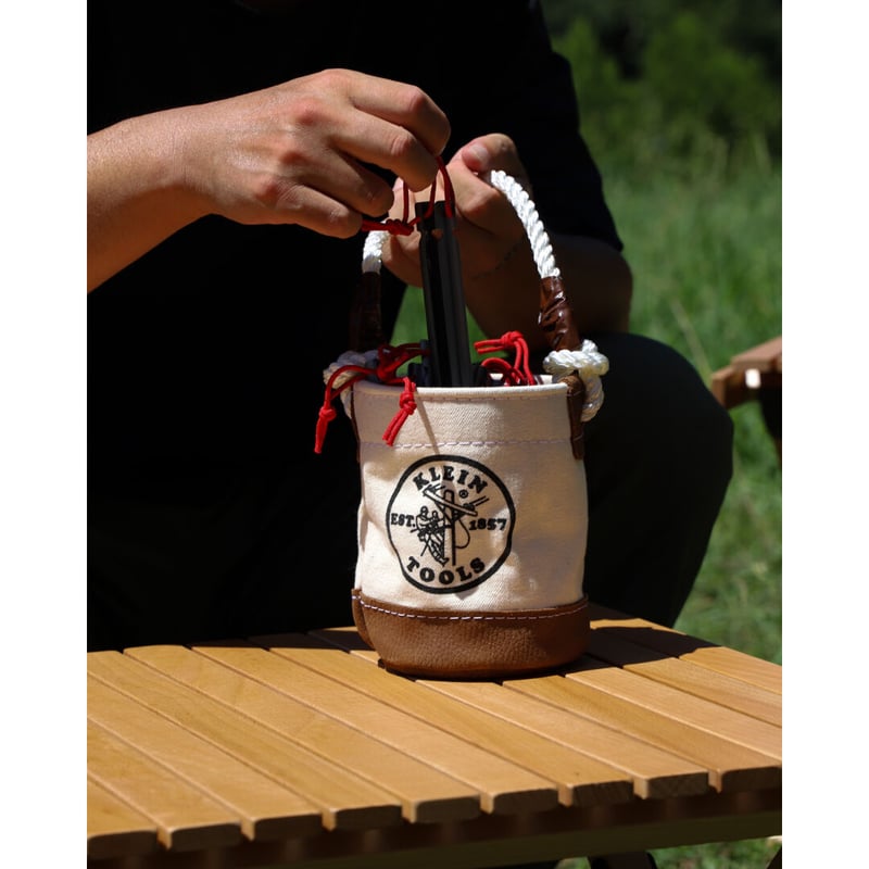 KLEIN TOOLS】5104MINI Mini Tool Bucket, Leather
