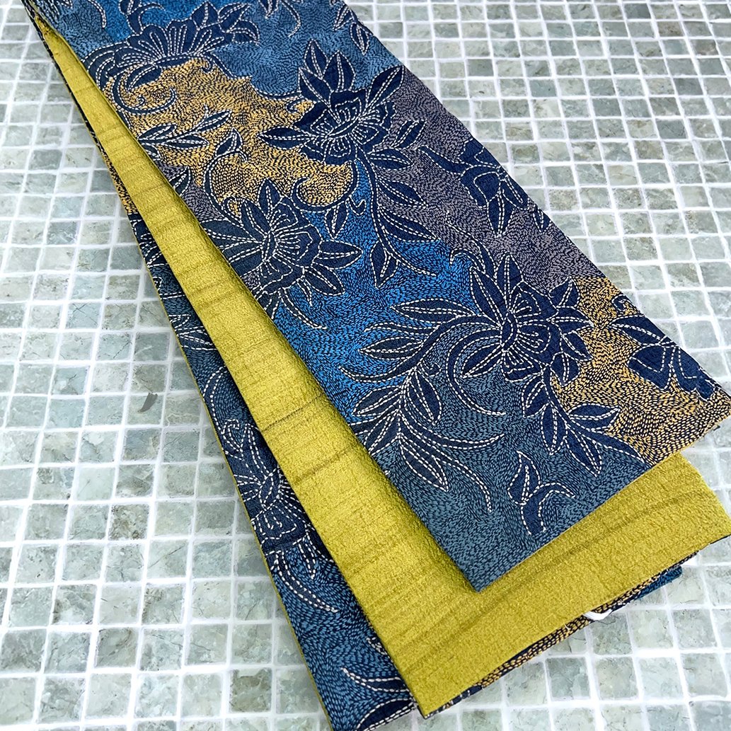 ギャラリー凛】カンタ刺し半幅帯 | KIMONO CLOSET by Nayuko Ogura