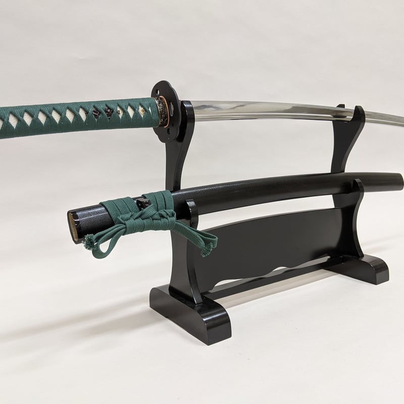 居合刀 Iaito #713 緑綿巻 Green cotton | SAKURAYA