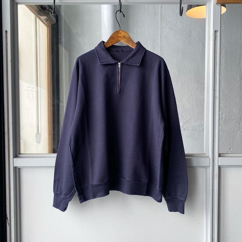 COMOLI コットンシルクジャージ ハーフジップPO | Less Higashikawa