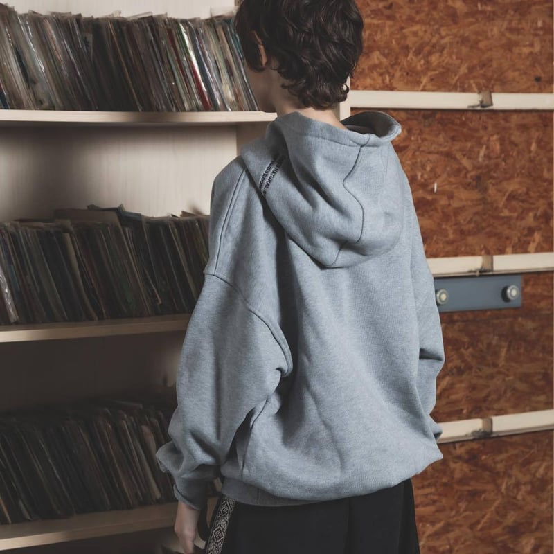 Okami Hoodie(Ippiki)-グレー | harapeco Store