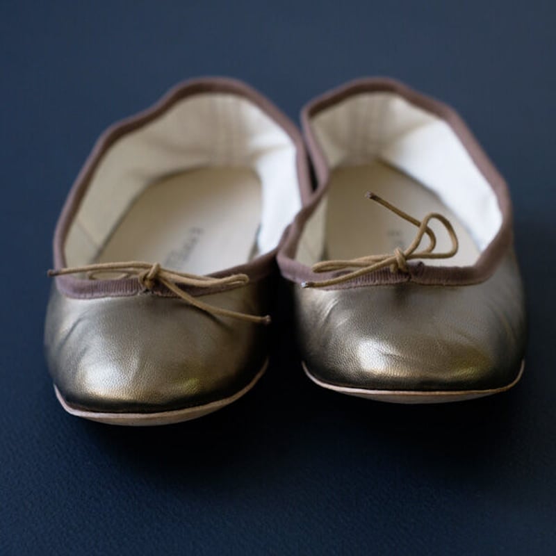 Porselli ポルセリ バレエシューズ ブロンズ ハンドメイド 国内正規品