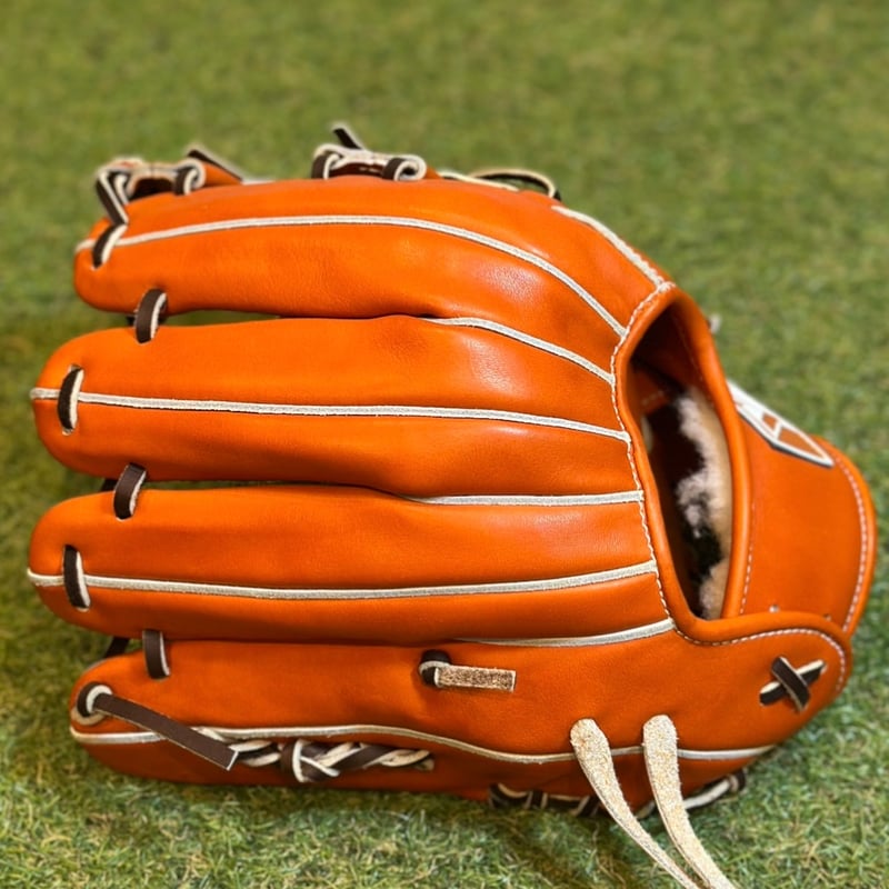 YAMAMOTO Pro Essential 硬式小指2本入れ専用内野用 H6 ブラウンオレ