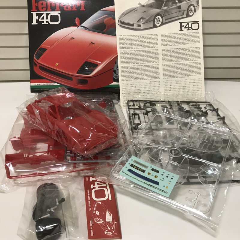 タミヤ模型 フェラーリ F40 1/24 Ferarri F40 スポーツカーシリーズ No.