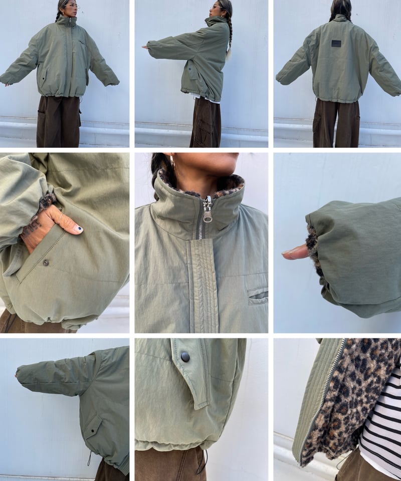 2way coat「leo sheep」#6065511（リバーシブル） | tabletho