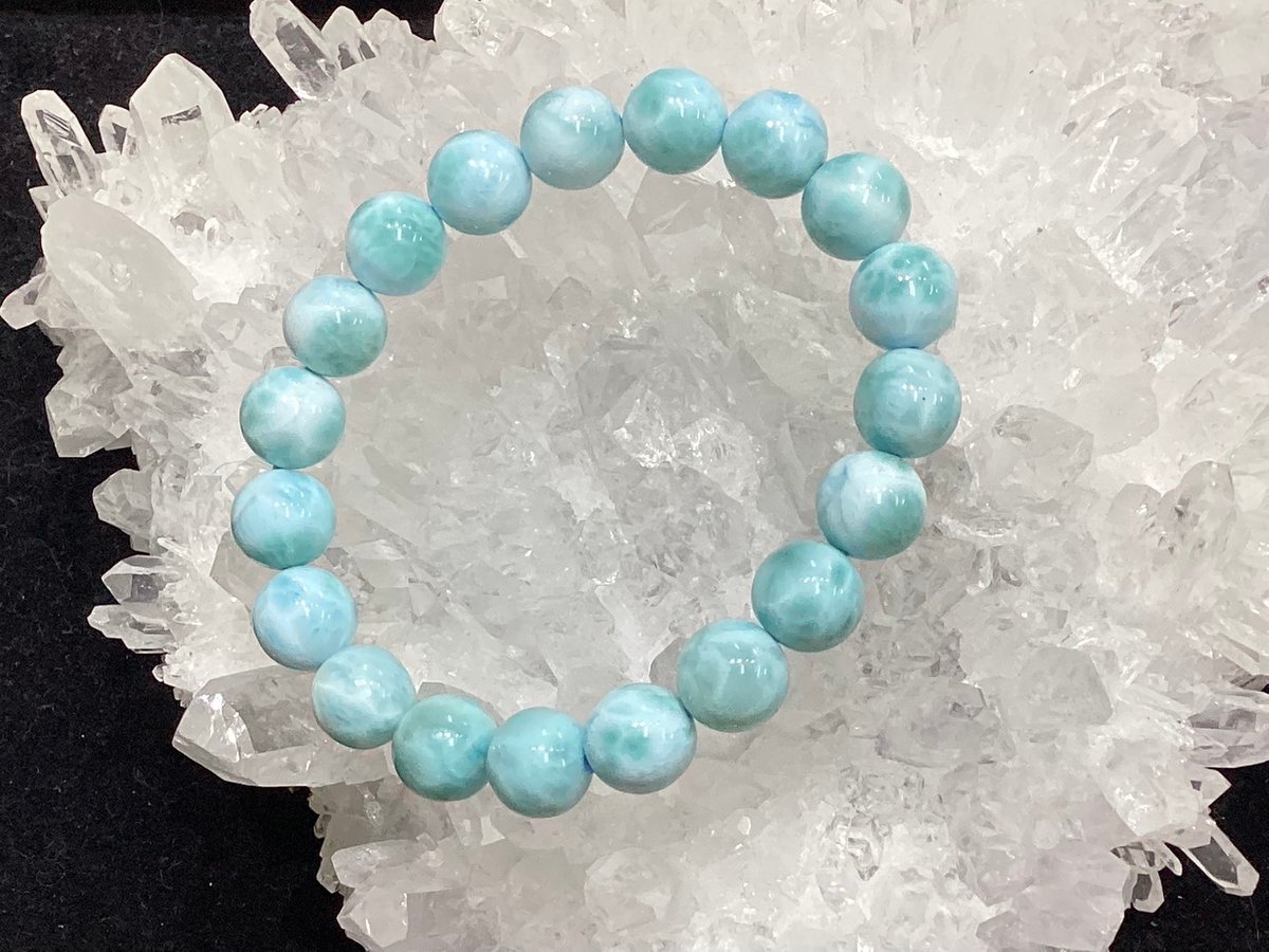 高品質】ラリマーAAAA 10.5㎜玉ブレスレット | 数珠屋粋鳳