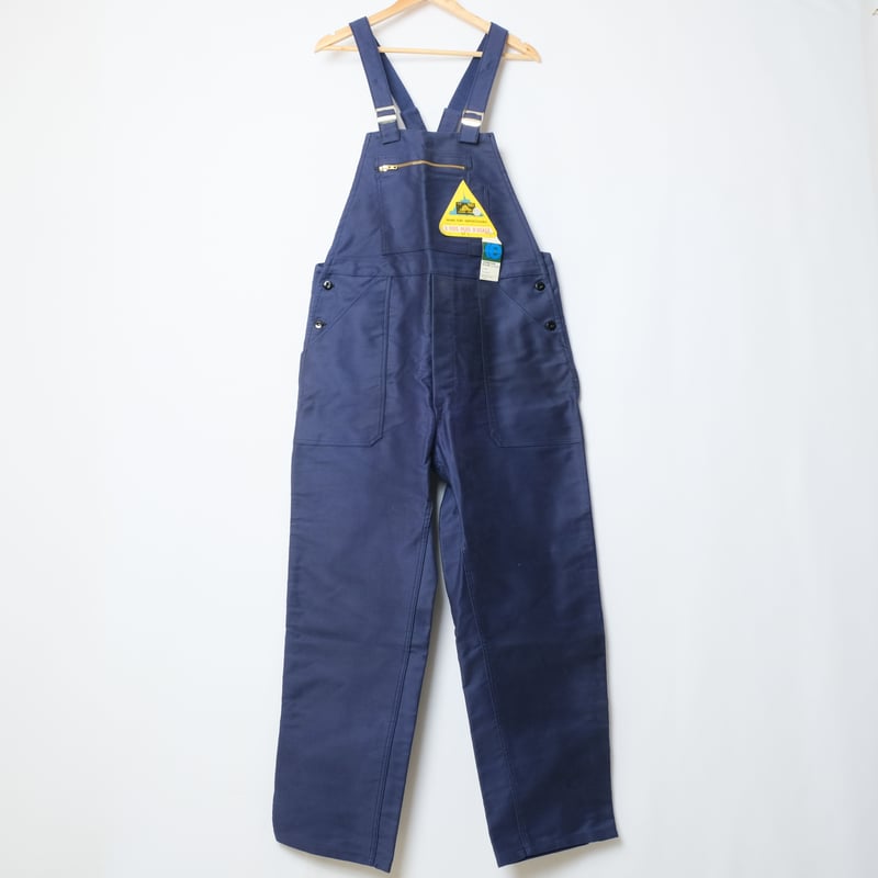 40-50s Le Mont St Michel Blue Moleskin Work Ov