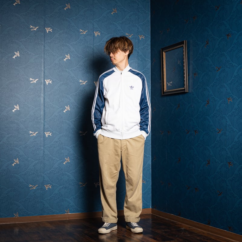 70-80s Vintage adidas ATP Track Jacket White ×