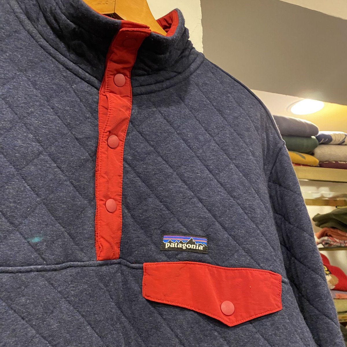 patagonia オーガニックコットン キルトスナップT プルオーバー