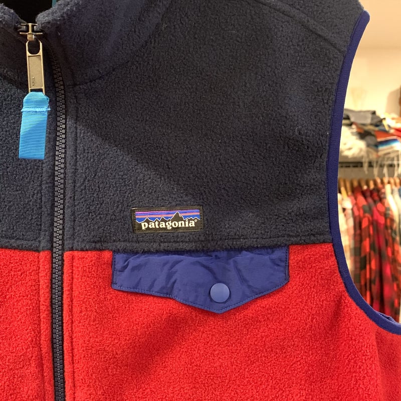patagonia シンチラスナップT フリースベスト パタゴニア 切り替え