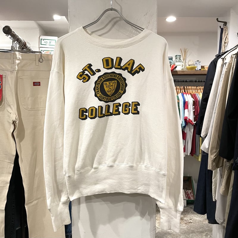 Champion ヴィンテージスウェット 3段染み込みプリント 小文字ランタグ