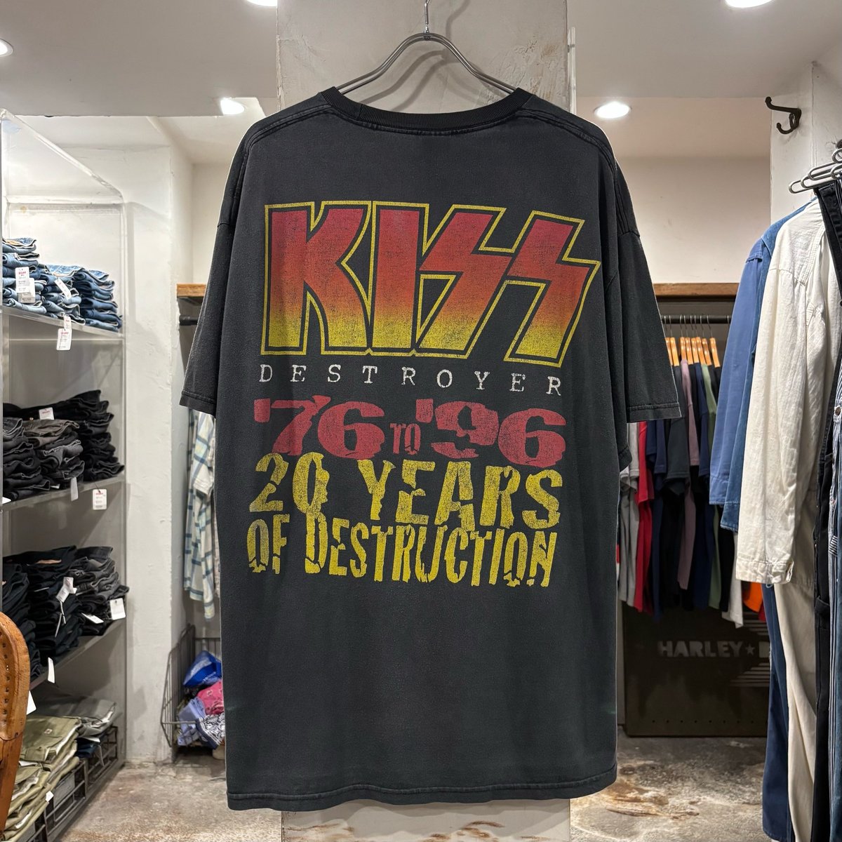 90s TENNESSEE RIVER S/S バンドTシャツ KISS Size XL キッ