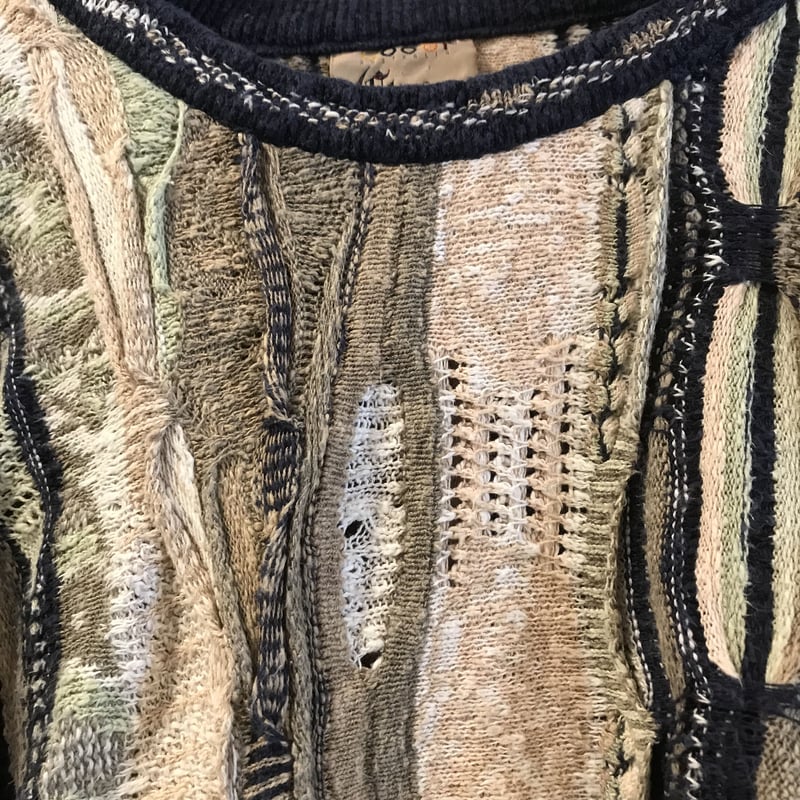 COOGI CLASSIC 3Dニット クルーネックセーター マルチカラー クージー