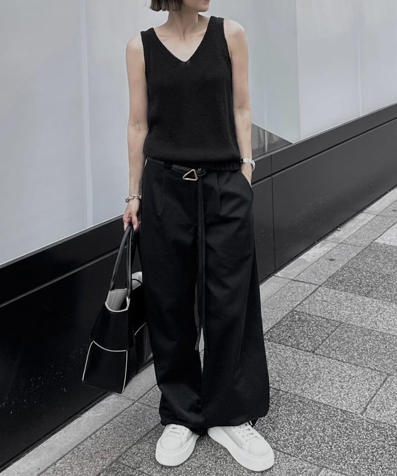 ok.soon×dickies wide chino pants (black) | ok.soon