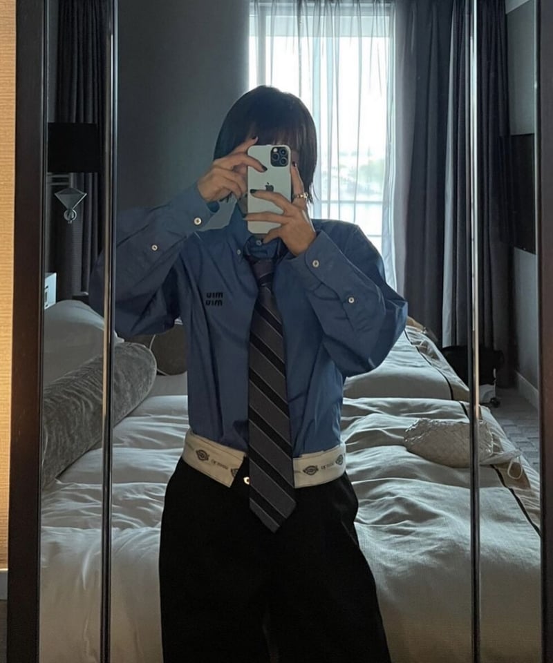 ok.soon×dickies wide chino pants (black) | ok.soon