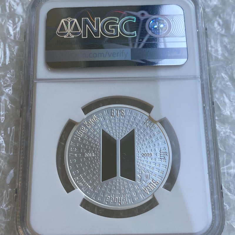 BTSデビュー10周年記念 防弾少年団 2023年 韓国造幣局 銀メダル