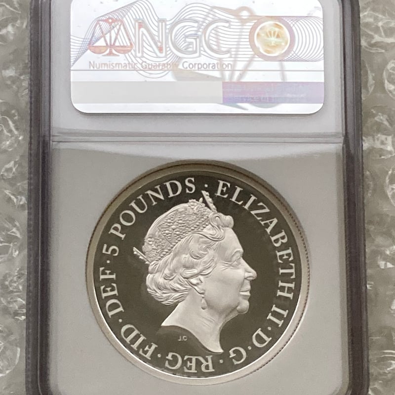 ロイヤルミント版 ウナとライオン 2019年 NGC鑑定PF68 2オンス銀貨