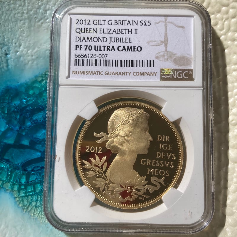 最高鑑定・NGC鑑定PF70 ダイヤモンドジュビリー 2012年 エリザベス女王