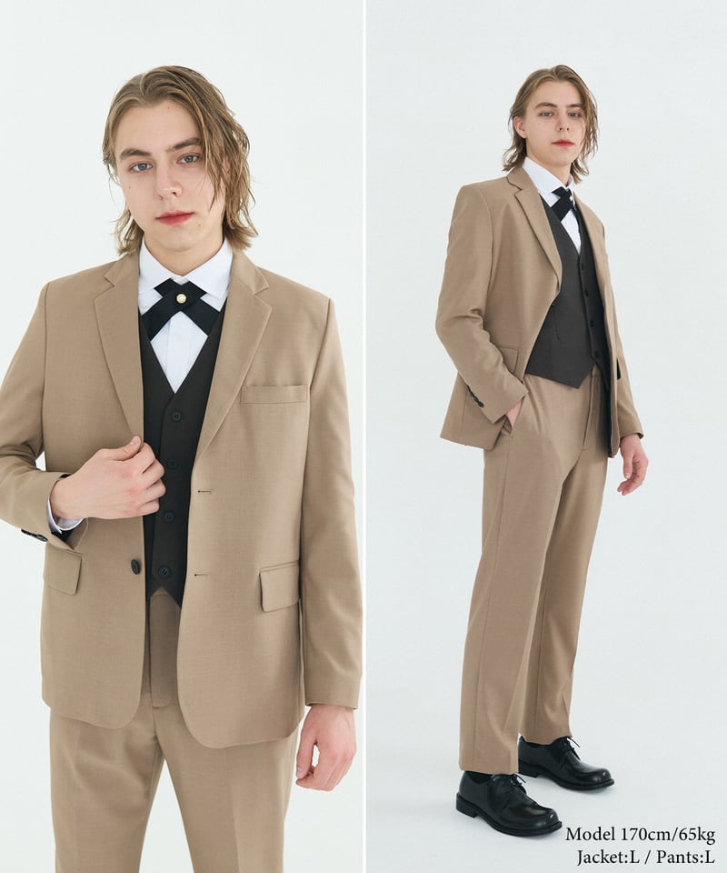 BOYSHE Basic Suit》シングルブレスト＆スリムスラックス
