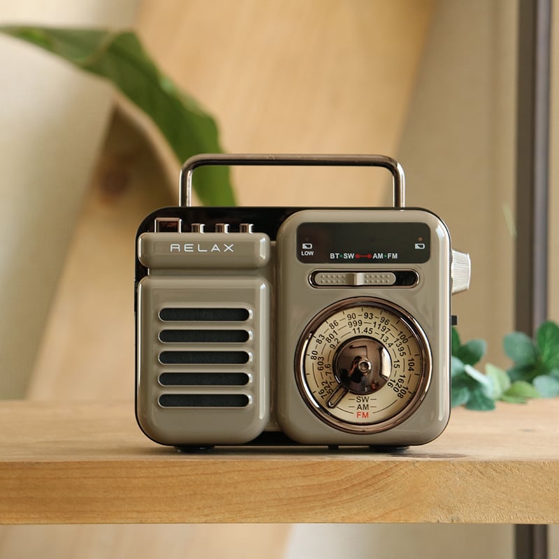 RELAX Multi Retro Radio レトロ 中身 最新！おしゃれ スピーカーラジオ