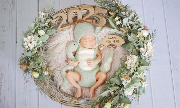 ニューボーンフォト・記念日フォト撮影グッズレンタル／Birth Wreath