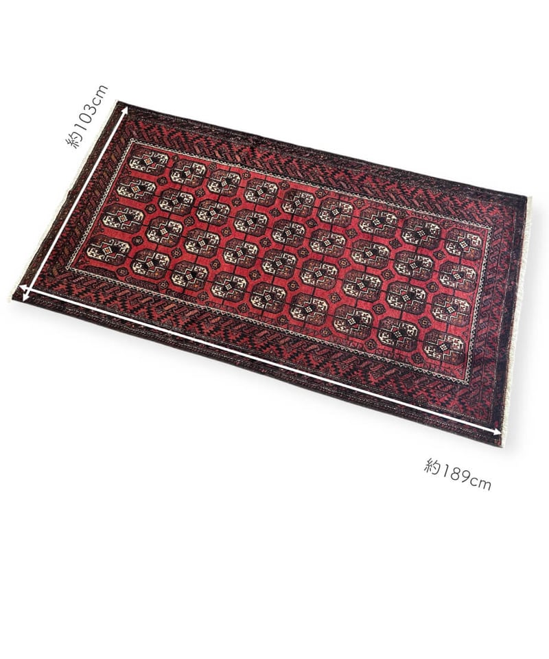 トライバルラグ トルクメン 手織り 273783 103cmx189cm | piece of