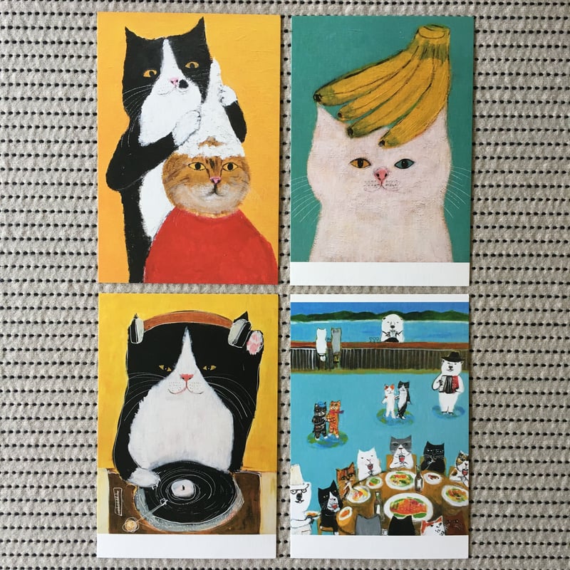 PEPE SHIMADA ポストカードセットB | 黄色い鳥器店