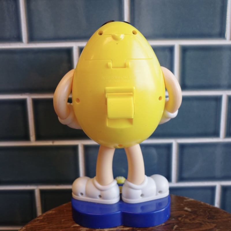 ビンテージ M&M's エムアンドエムズ ディスペンサー イエロー