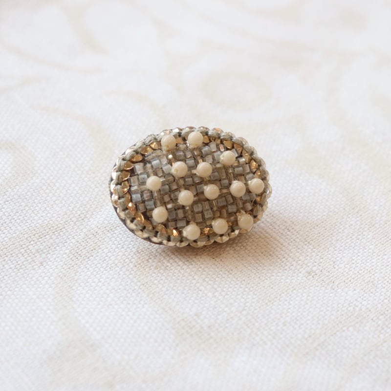 tamas こんばんは mini brooch | plum