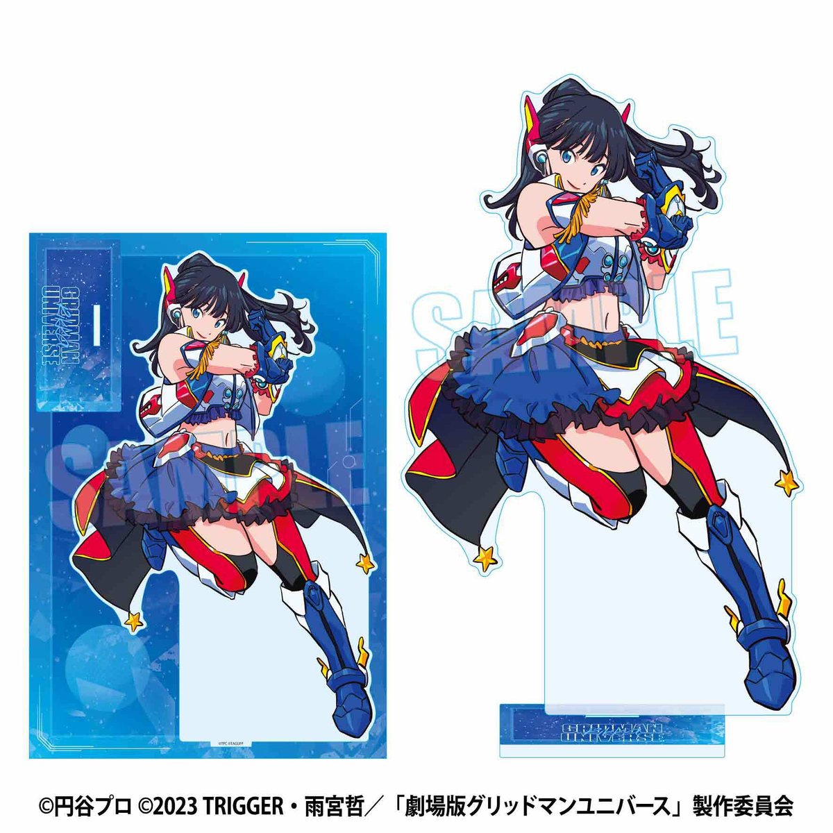 MEGAアクリルスタンド グリッドマン ユニバース/宝多 六花 アイドルver