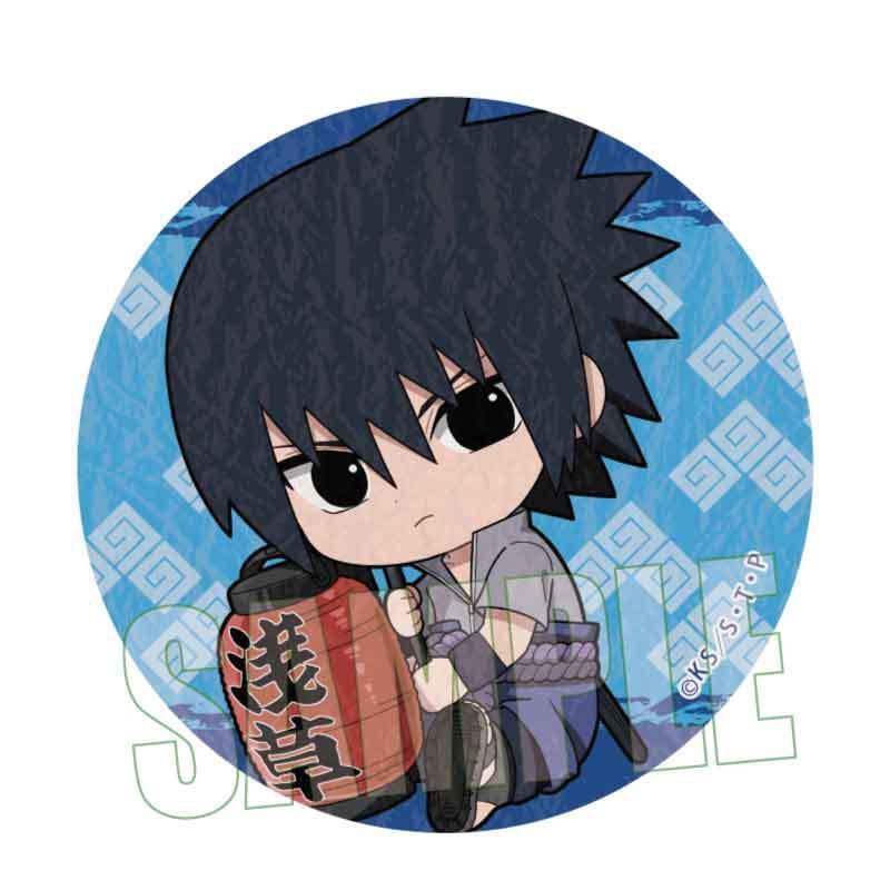 うちはサスケ 和紙缶バッジ NARUTO BORUTO うちはサスケ 和紙 缶バッジ