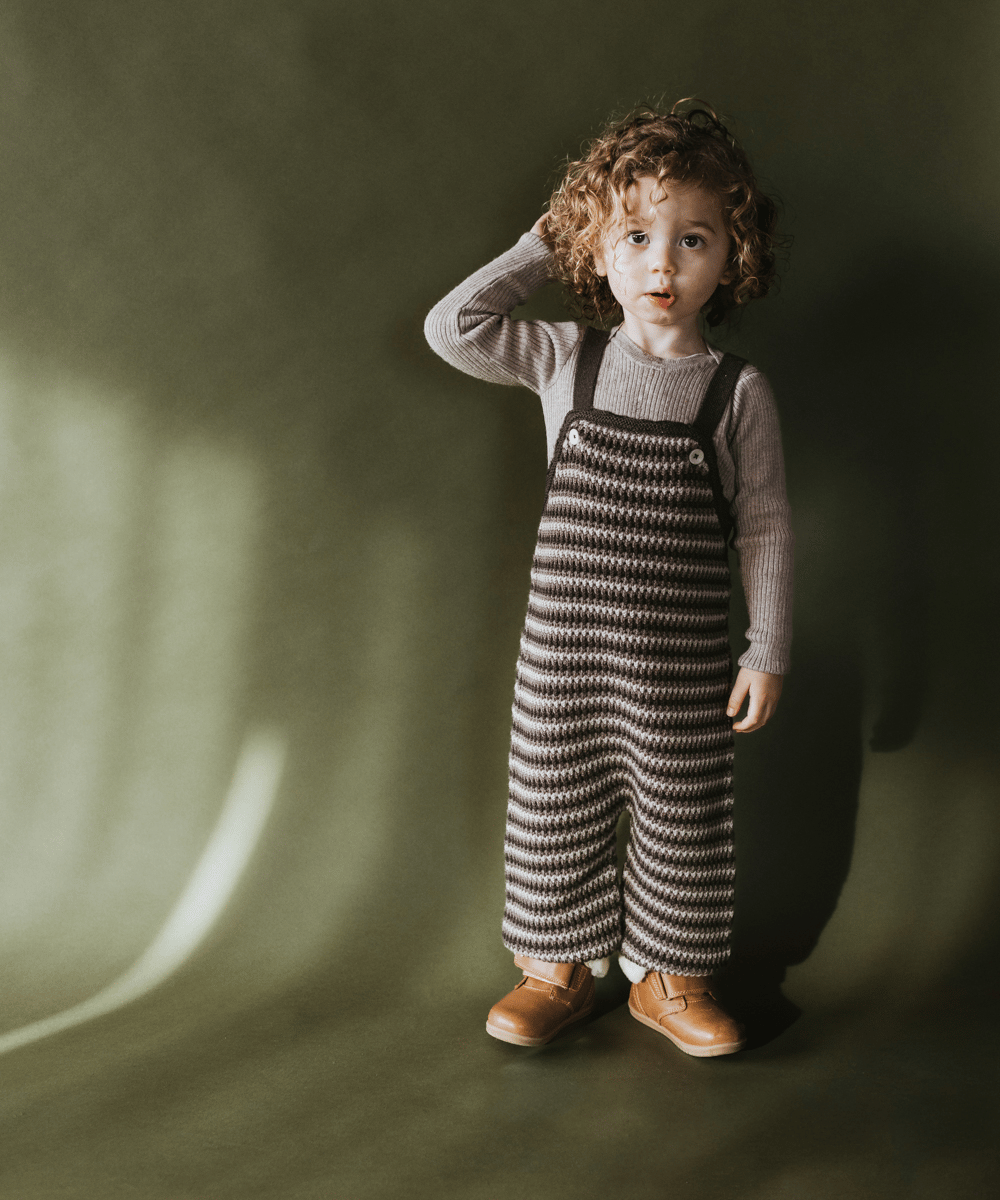 MABLI / PORTH OVERALLS - UMBER 2y | calme closet