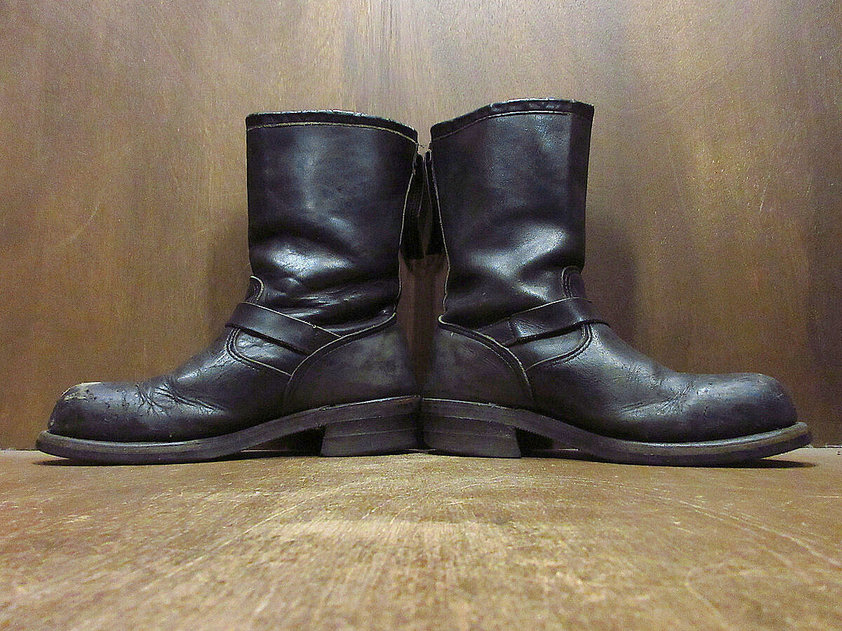 ビンテージ90's○CHIPPEWAスチールトゥエンジニアブーツ黒size 7 1/2