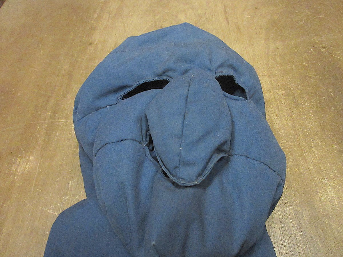 ビンテージ70's80's○SNOHAWKダウンフェイスマスク紺○241123j7-m-cp-