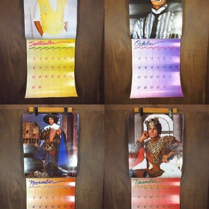 ビンテージ80's○The Official Michael Jackson 1985カレンダ